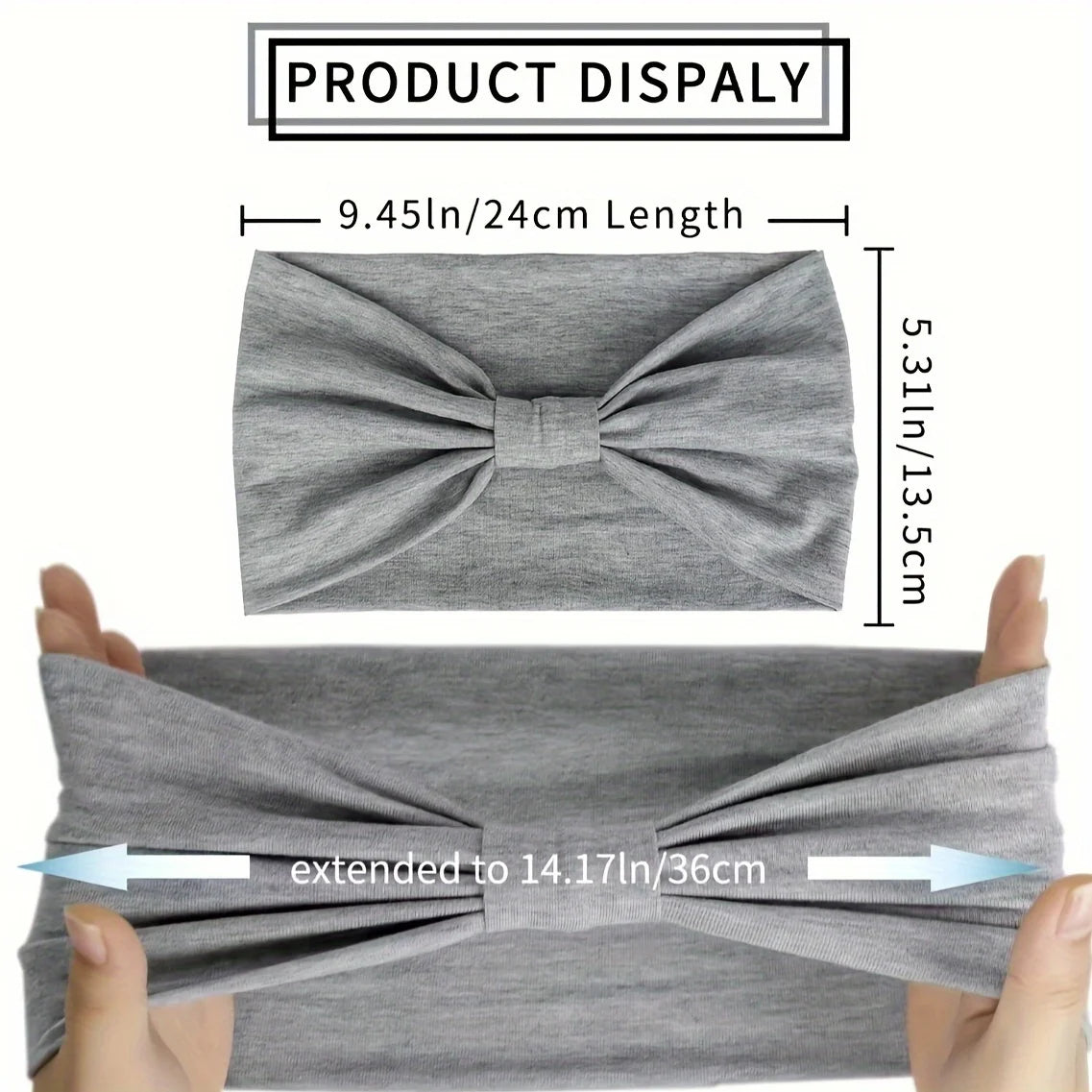 6pcs Womens Solid Color Yoga Headband - Super Stretchy & Quick-Dry, Stylish Hairbands for Fitness, Running, Outdoor Sports - Non