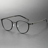 9737 new integrated screwless pure titanium glasses frame