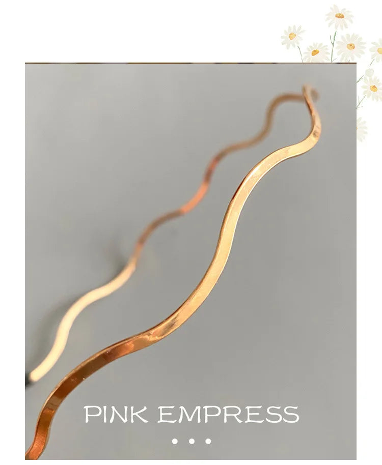Wave Headbands Are Simple and Versatile, Suitable for Outdoor Hair Compression. Sweet and Retro Hair Binding Headbands