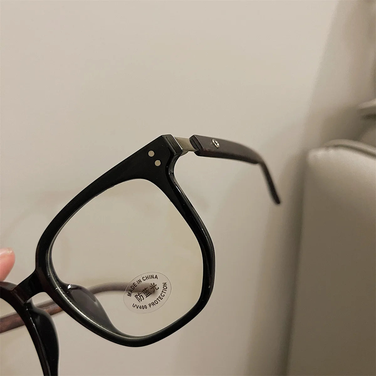 Luxury Blue Light Blocking Reading Glasses Women Men Wooden Legs Presbyopia Eyeglasses HD Lens Farsighted Eyewear with Diopter
