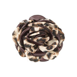 New Leopard Print Big Flower Women's Hair Claws Vintage Hairpin Simple Barrette Ponytail Hair Clamps Hair Accessories for Women