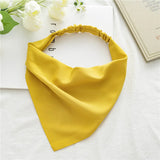 Headbands Cute Women Elastic Hair Accessories Bandana Turban Headwrap Triangle Hair Scarf