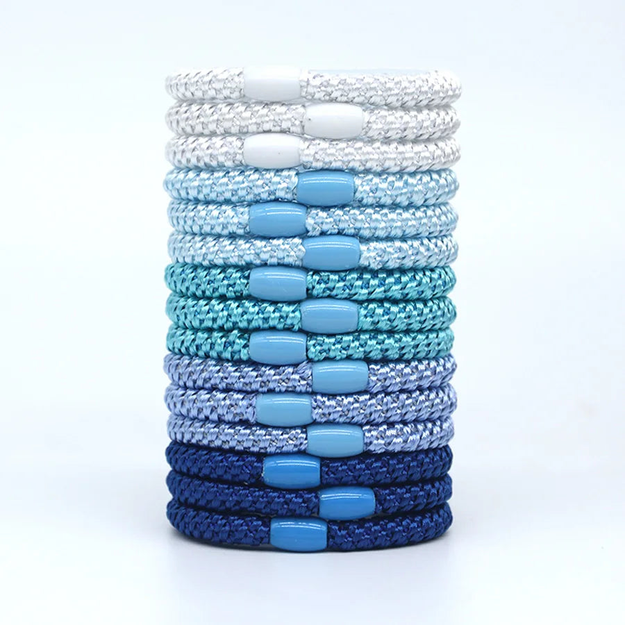 Hair Ties for Girls Women,  15 Pcs Elastics Hair Bands Ponytail Holders for Thick Hair, No Damage No Crease Hair Elastics