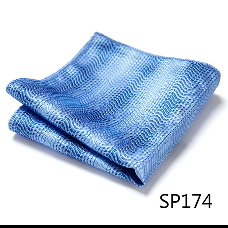 Pocket Square Handkerchief Nice Handmade Woven 100% Silk Hanky Pocket Square Printed  hombre Pink Office Clothing accessories