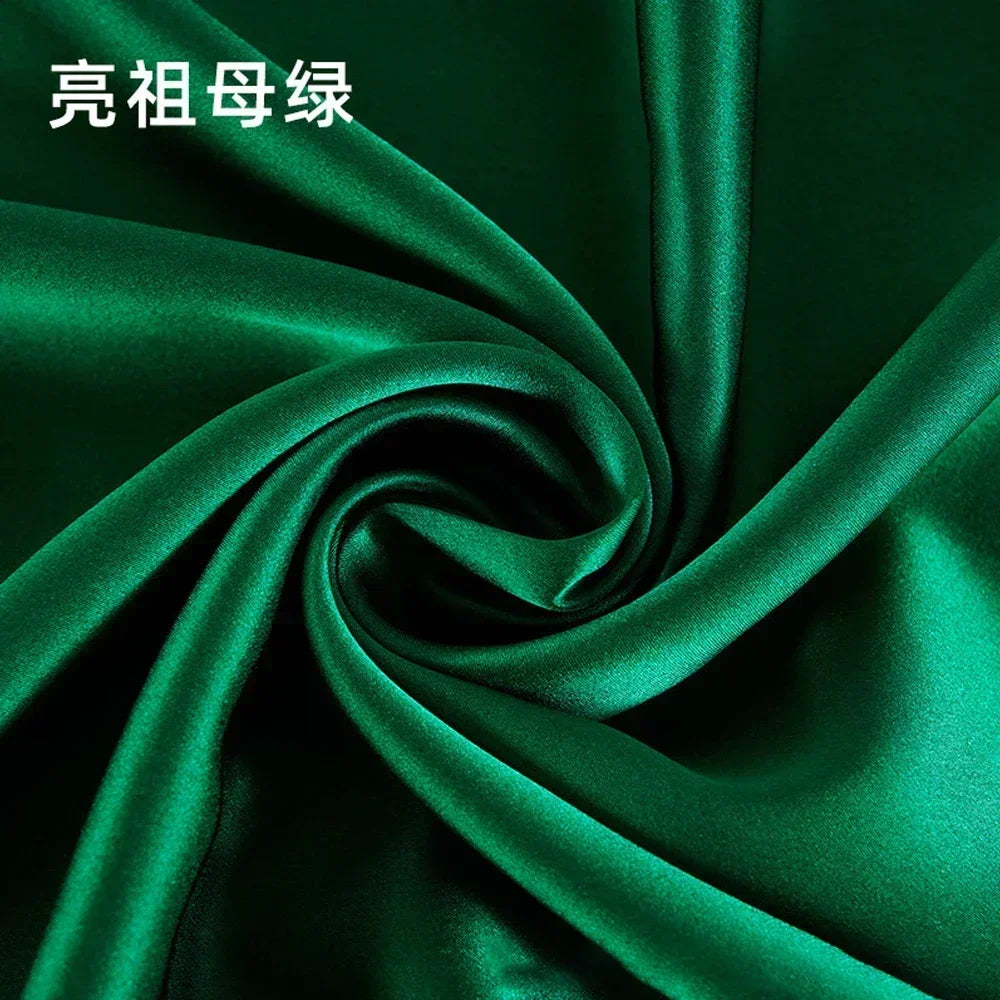 19 Momme Width 114cm 100% Pure Natural Mulberry Silk Fabric Make Clothing/Pillowcase/Eye Mask/Nightcap/Bedding/Pajamas Fabric