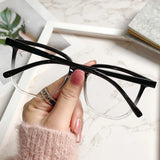 3 pieces of blue light blocking glasses - fashionable square fake glasses, anti radiation computer gaming glasses, sunglasses