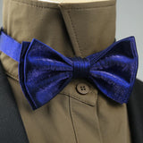 4 Styles Solid Color Black White Wine Bow Ties New Ribbon Gilded Butterfly Double Layered Wedding Party Bowknot Tuxedo Cravat