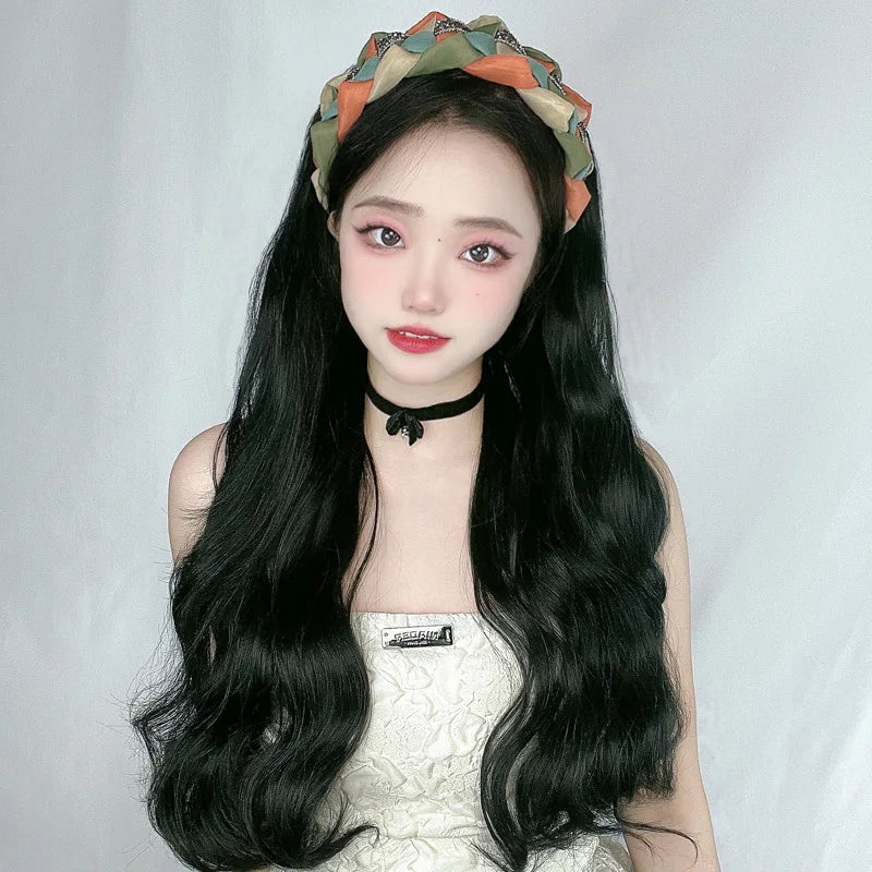 Girls Non-slip Headbands Braided Hair Bands Pearl Hair Bands Daily Hair Accessories Girls Hair Accessories