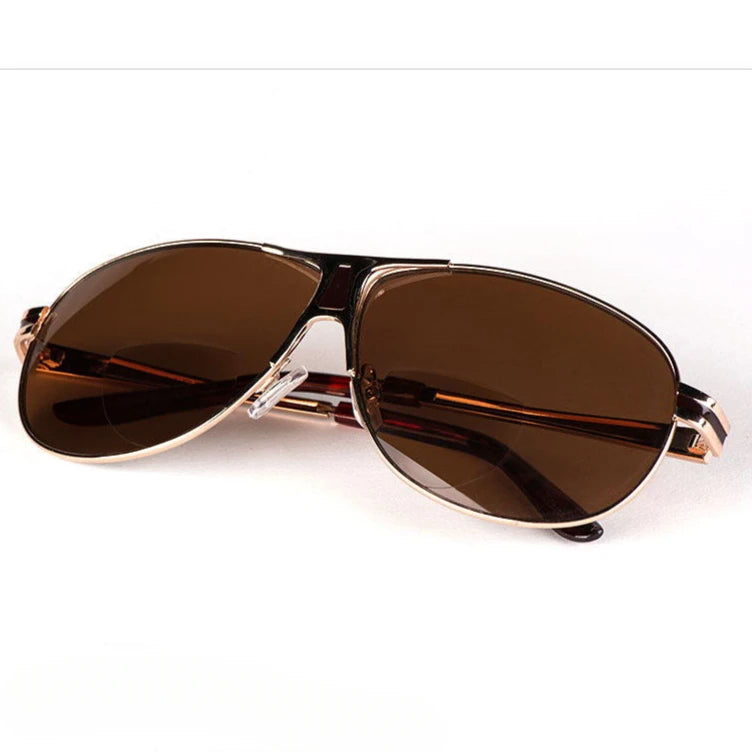 Double Lens Sunglasses and Reading Glasses Dual Function Glasses Metal Eyeglass Frame Sunglasses