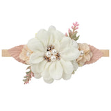 Baby Headband Flowers For Girls Cute Elastic Floral Hair Bands Newborn Toddler Headwear Nylon Headbands Kids Hair Accessories