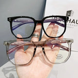 Luxury Blue Light Blocking Reading Glasses Women Men Wooden Legs Presbyopia Eyeglasses HD Lens Farsighted Eyewear with Diopter