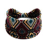 Bohemian Wide Cotton Stretch Headbands Women Headwrap Turban Headwear Bandage Hairbands Bandana Wide Headbands Hair Accessories