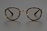 Exquisite Titanium Handmade Glasses Frame Mens Women Retro Square Spectacle Frames Eyeglasses Japanese Design Oval Round Eyewear