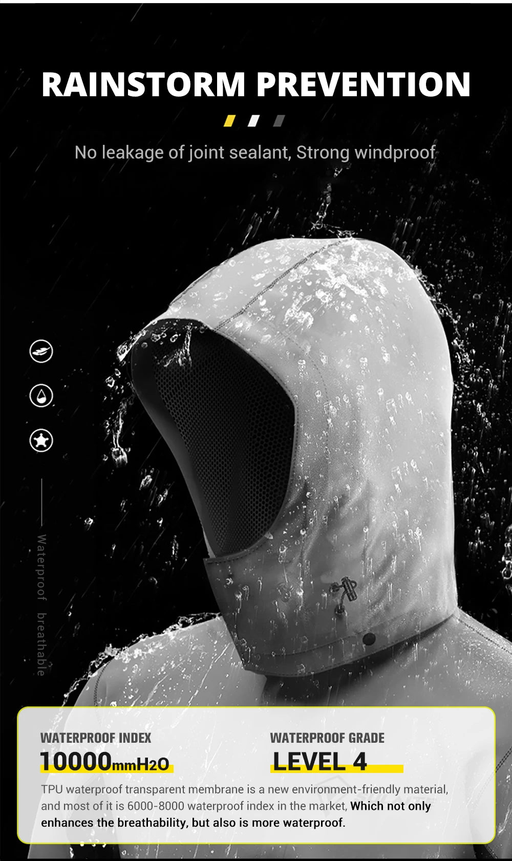 Motorcycle Raincoat Men Women Waterproof 100% Motorcycle Rider Raincoat Suit Moto Raincoat Rain Coat Jacket Pants Biker Rain Set