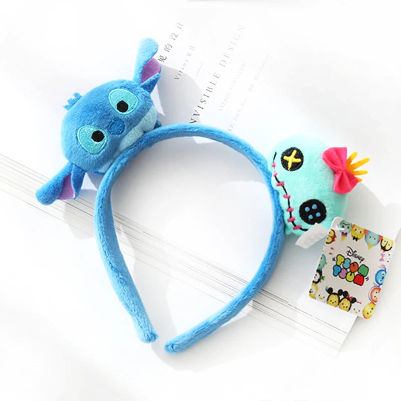 Mickey Minnie Ears Headband Cartoon Animal Plush EARS COSTUME Hallowmas Headband Cosplay Plush Gift Doll Girls Party Hair band