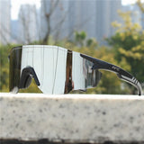 1 Lens NRC Cycling Sunglasses UV400 TR90 Sports Bicycle Glasses MTB Mountain Bike Fishing Hiking Riding Eyewear for Men Women