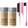 Hair Wax Stick For Kids Women with Slick Back Brushes Gel Pomade for Little Girls Toddler Flyaway Hair Wig Styling Accessories