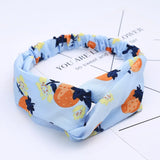 Women Headband New Fashion Hair Bands Bohemian Cross Elastic Hair Band For Ladies Black Purple Female Head band Hair Accessories
