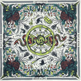 High Quality Skull Chimpanzees Print Cashew Hip Hop Cotton Square Bandana Scarf Riding Headband Paisley Gifts For Men Unisex