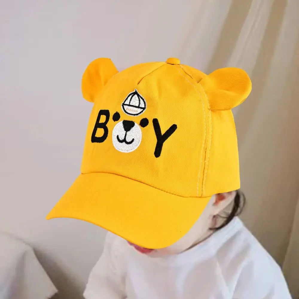 Spring Summer Cartoon Baby Baseball Cap Kids Boys Girls Sun Hat Outdoor Toddlder Children Adjustable Cap Peaked Caps