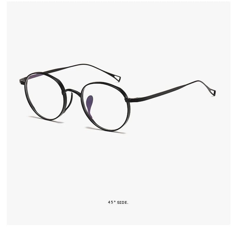 2015 Round Eyeglass Titanium Retro Square Glasses Frames Men Women Eyeglasses Frames Eyewear Business Korean Spectacles Frame