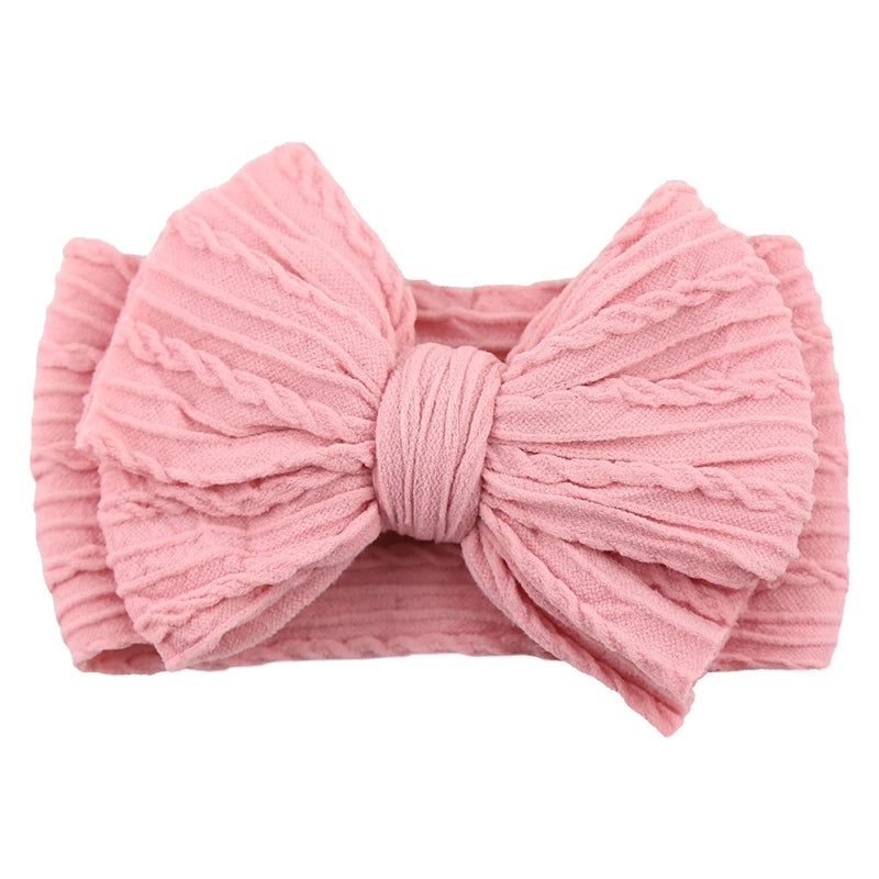 Baby Girl Bows Headband Newborn Turban Hairbands Kids Red Head Band Outdoor Toddler Children HeadWrap Hair Accessories