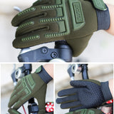 Tactical Gloves Outdoor Cycling Glove for Kids 6-11 Years Boys Sports Climbing Fishing Gloves Anti Slip Full Finger Gloves W18