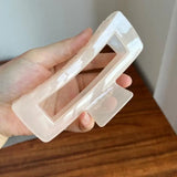 13CM Oversized Claw Clips For Thick Hair Women Geometric Shark Clip Versatile Minimalist Hair Clip Claws 、Girls Hair Accessories