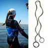 Elastic Hair Ties Ponytail Holders Colorful Gym Sports Hair Bands Spiral Long Pony Tial Wrap for Women Thick Hair for Wind Water