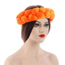 2025 Latest Satin Twist Braids Headband Elastic Headwear African Cap Nigerian Wedding Gele Women Turban Bandana Bandage Wrap Hat