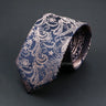 New Design Wedding Men Tie Grey Brown Green Paisley Flower Neckties Men Business Dropshipping Groom Collar Accessories Gift