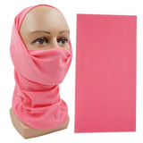 Outdoor Magic Bandana Solid Neon Color Cycling Hiking Scarves Headband Polyester Fashion Neck Cover Fishing Windproof Face Mask