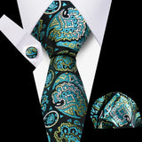 Men Neckties Tie Classic Handkerchiefs Plaid Necktie Cufflinks For Men Blouse Business Wedding Accessories Woman Collar Man Gift