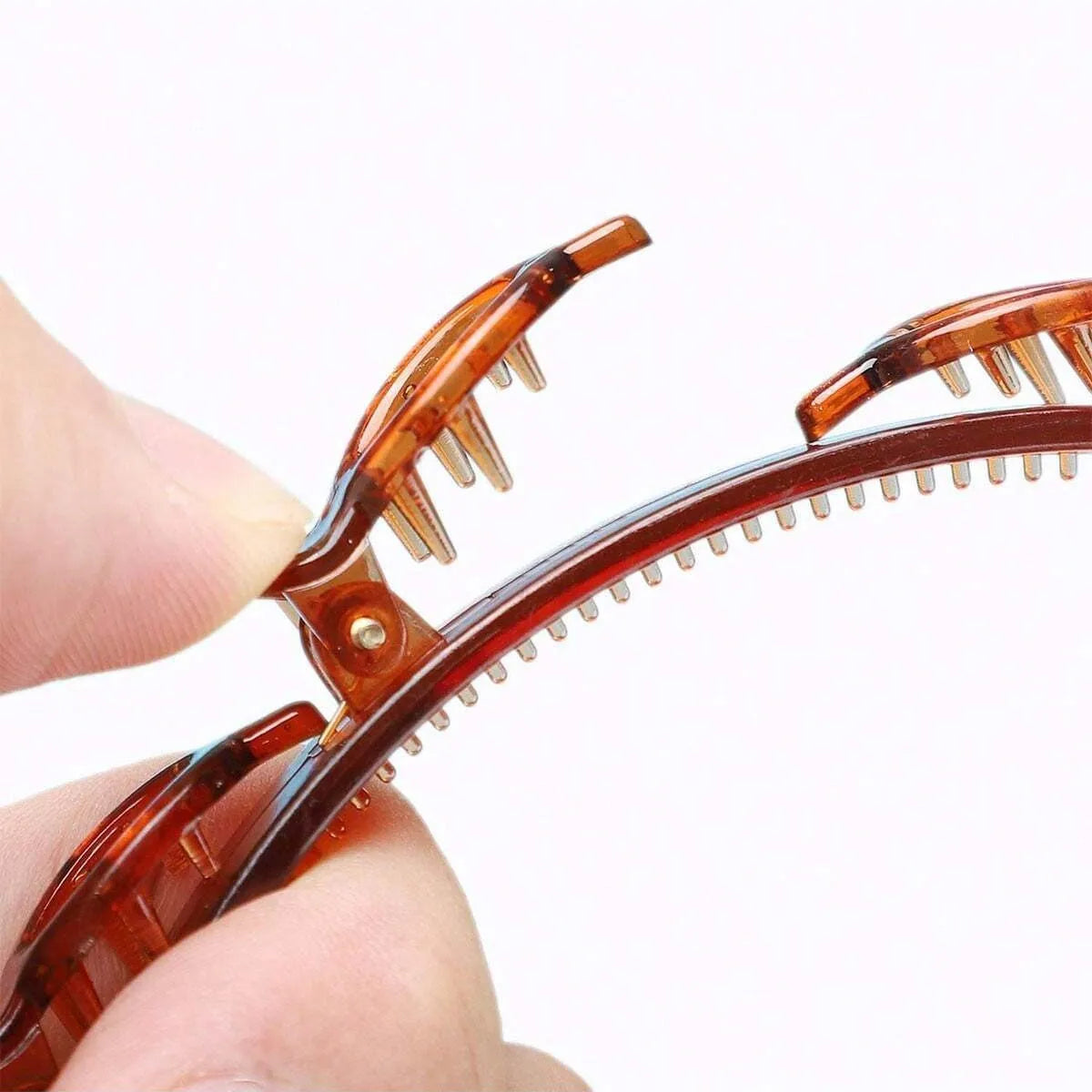 New Double Band Headbands for Women Hairstyle Fashion Non-Slip Hair Bands with Clips Bezel Hair Hoop Hair Headwear