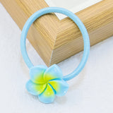 Girls Elastic Hair Ties Flower Hairbands Ponytail Holder Headbands Kids Floral Scrunchies Women Hair Accessories