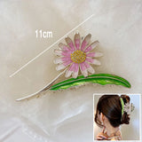 New Sweet Flower Durian Hair Claw Clip Ponytail Grab Hair Clips Shark Clip Woman Hairpins For Girl Hair Accessories Headdress