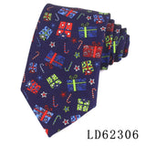 Men's Christmas Festival Theme Tie Suitable For Shirt Suit Neck Tie Accessories Festival Performance Neckties