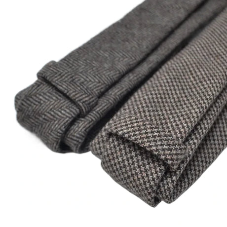 New Style Wool Viscose Tie 6cm Ties Fluffy Solid Color Corbata Slim Striped Necktie Cravat Clothing Accessories Warm Dot Ties