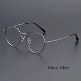 DIEDIESEE New Anti Blue Light Men's And Women's Titanium Frame Can Be Paired With Myopia Optical Prescription Glasses Frame 1901