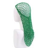 Women Crochet Hair Snood With Elastic Edge Long Hair Net Head Cover Hair Care Nightcap Mesh Pocket Wrap Dreadlock Headwear
