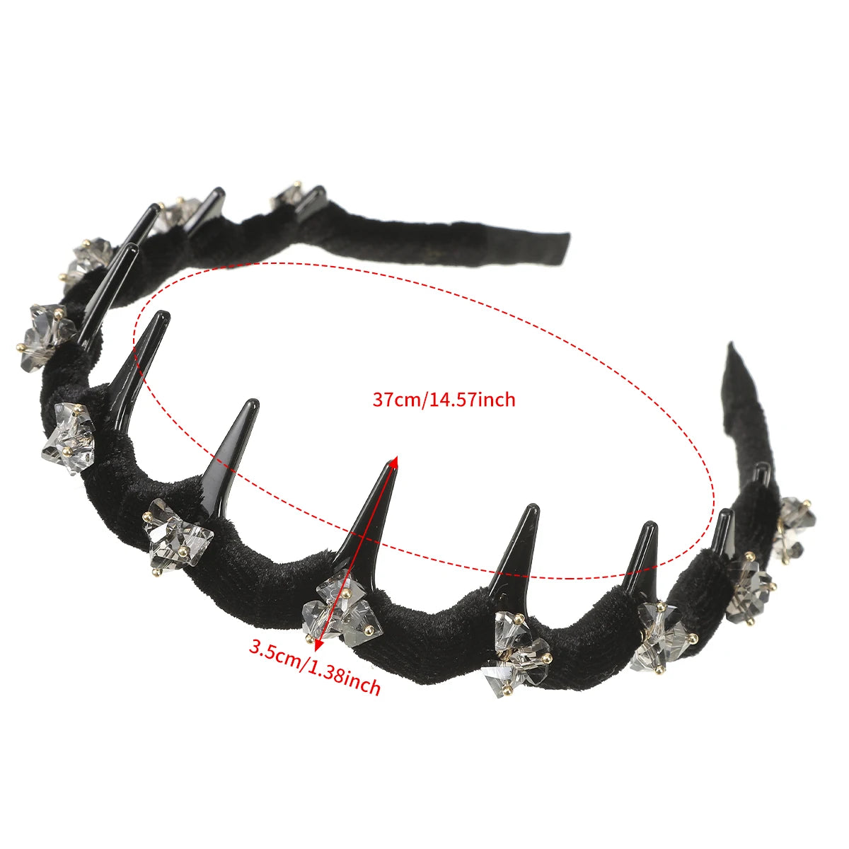Toothed Non-slip Headbands Women Black Red Hair Hoops Bezel Headwear Ladies Korean Fashion Hair Accessories Hair Bands