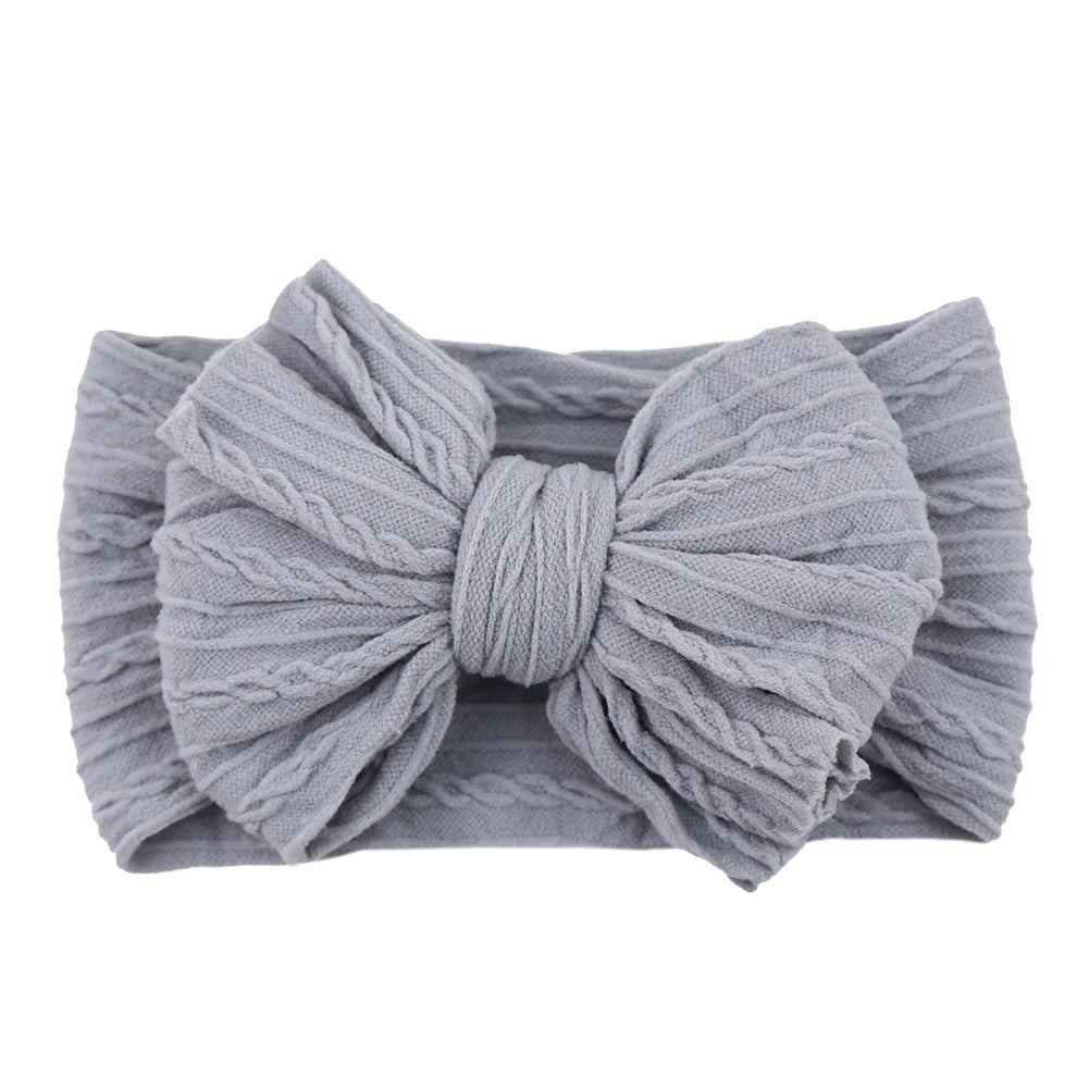 Baby Girl Bows Headband Newborn Turban Hairbands Kids Red Head Band Outdoor Toddler Children HeadWrap Hair Accessories