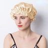 Large 100 Silk Sleeping Cap For Women Hair Bonnets Head Cover Hair Loss Hats Luxury Silk Bonnets Night Hair Wrap Mulberry Silk