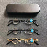 cubojue small round reading glasses +100 +150 +200 +250 +300 glass lens narrow nerd spectacles eyeglasses frames
