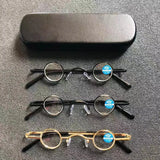 cubojue small round reading glasses +100 +150 +200 +250 +300 glass lens narrow nerd spectacles eyeglasses frames