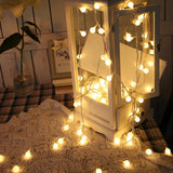 LED Light String Fairy Bubble Ball Light Festive Light Garland EU/US  Plug Indoor Christmas Wedding Outdoor Garden Decoration