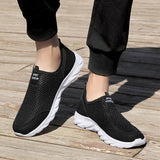 MAEDEF Fashion Breathable Men Casual Shoes Lightweight Outdoor Walking Shoe Non-slip Men's Sneakers Slip on Comfortable Footwear