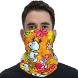 Snoopy & Woostock Manga Bandana Funny Balaclava Spring Running Travel UV Protection Bicycle Mask Breathable Face Cover Mask