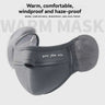 2-piece set of winter outdoor warm ear protection masks for men and women elastic anti cold and windproof plush masks