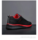 Men Running Sneakers Lightweight Athletic Shoes Classical Mesh Breathable Lace-up Outdoor Walking Shoes Male Tennis Shoes